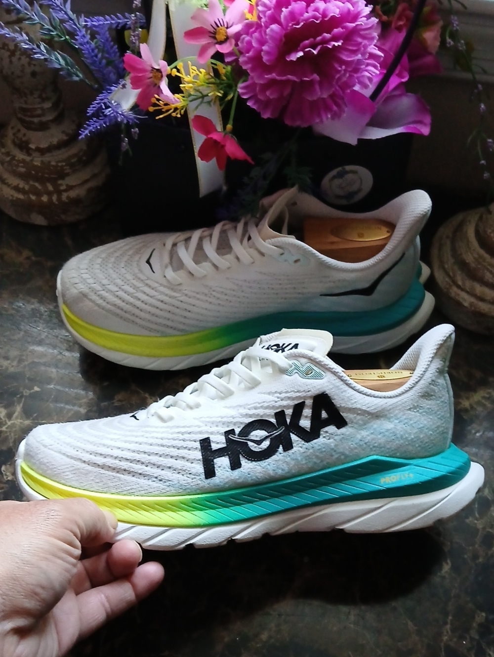 Hoka One Mach 5 Comfort/Athletic Medical Field Shoes Size 7.5 for Women - Picture 5 of 12
